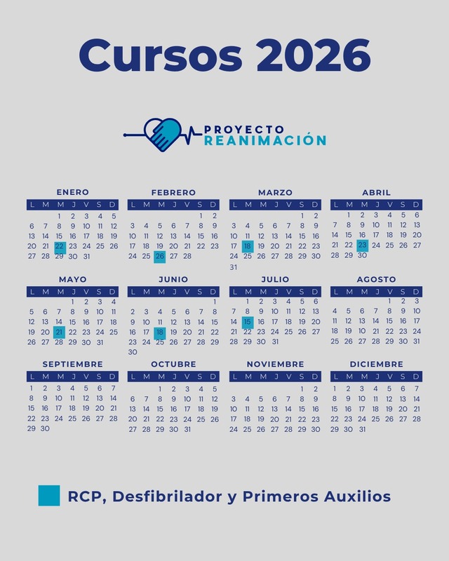 cursos 2026 proyecto reanimación