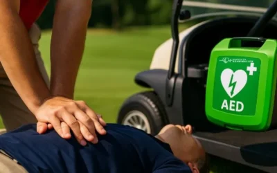 Golf cardioprotegido: nuestro trabajo salva una vida en el Hoyo 17